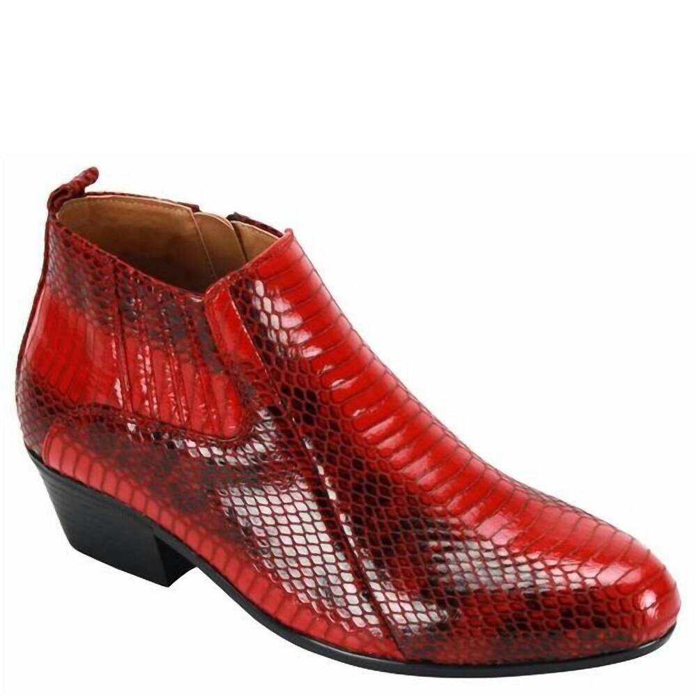 NEW ANTONIO CERRELLI men's dress casual boots in red